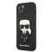 Karl Lagerfeld KLHCP13MOKPK iPhone 13 6,1" preto / preto hardcase Saffi foto 1