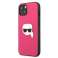 Karl Lagerfeld KLHCP13MPKMP iPhone 13 6,1" rosa/rosa estuche rígido Leathe fotografía 1