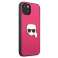 Karl Lagerfeld KLHCP13MPKMP iPhone 13 6,1" rosa/rosa estuche rígido Leathe fotografía 3