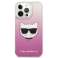 Karl Lagerfeld KLHCP13LCTRP iPhone 13 Pro / 13 6 1&quot; hardcase różowy/pi zdjęcie 2