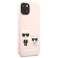 Karl Lagerfeld KLHCP13SSSKCI iPhone 13 mini 5,4" kõvakaaneline heleroosa foto 3