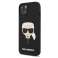 Karl Lagerfeld KLHCP13SSLKHBK iPhone 13 mini 5,4" zwart/zwart hardcas foto 1