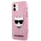 Карл Лагерфелд KLHCP12SCHTUGLP iPhone 12 мини 5,4" розов/розов хардкас картина 1