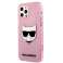 Karl Lagerfeld KLHCP12LCHTUGLP iPhone 12 Pro Max 6,7" roze/roze hard foto 1