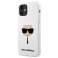Karl Lagerfeld KLHCP12SSLKHWH iPhone 12 mini 5,4" bílý/bílý pevný kryt fotka 1