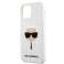 Karl Lagerfeld KLHCP12SSLKHWH iPhone 12 mini 5,4" bílý/bílý pevný kryt fotka 5