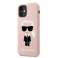 Karl Lagerfeld KLHCP12SSLFKPI iPhone 12 mini 5,4" hardcase light pink image 1