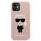 Karl Lagerfeld KLHCP12SSLFKPI iPhone 12 mini 5,4" hardcase light pink image 2