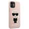 Karl Lagerfeld KLHCP12SSLFKPI iPhone 12 mini 5,4" hardcase light pink image 3