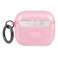 Karl Lagerfeld KLA3UKHGP AirPods 3 cubierta rosa/rosa Glitter Karl's He fotografía 1