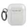 Karl Lagerfeld KLA2UKHGS AirPods cover zilver/zilver Glitter Karl's H foto 1