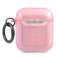 Karl Lagerfeld KLA2UCHGP AirPods dekker rosa/rosa Glitter Choupette bilde 1