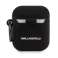 Karl Lagerfeld KLACA2SILCHBK AirPods deksel svart / svart silikon choup bilde 1