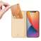 Custodia per fondina DUX DUCIS Skin Pro con flip iPhone 12 mini oro foto 1