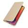 Custodia per fondina DUX DUCIS Skin Pro con flip iPhone 12 mini oro foto 3