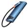 Baseus Metal Gleam 6in1 Многофункциональный USB Type-C - USB Type-C концентратор питания изображение 4