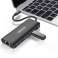 Choetech Bağlantı İstasyonu USB Hub Adaptörü Tip C 6'sı 1 arada 100 W PD Siyah (HUB fotoğraf 4