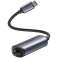 Choetech Externer USB Typ-C - RJ45 2,5 Gbit/s Grau (HUB Bild 2