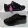 Schwarze Lack-Komfort-Freizeit-Sneaker für Damen - Arbeits- und Schulschuhe, Größen 3 bis 9 Bild 3