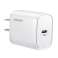 Joyroom USB Chargeur mural rapide Type C 20W Prise CN blanc (L photo 1