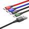 Baseus Kabel USB 4in1 Lightning / 2x USB Typ C / Micro USB in ny Bild 4