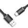 Dudao-kaapeli USB-USB Type-C Super Fast Charge 1 m musta (L5G- kuva 1