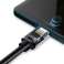 Dudao-kaapeli USB-USB Type-C Super Fast Charge 1 m musta (L5G- kuva 4