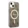 Zestaw Guess GUBPP14MH4EACSW Case  Charger iPhone 14 Plus 6 7&quot; brązowy zdjęcie 3