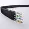 Cable de red UGREEN LAN Ethernet Cat plano. 6 0,5m negro (NW102) fotografía 5