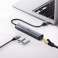 HUB UGREEN multifunkciós adapter HUB USB 3.0 - 3 x USB / Ethernet RJ- kép 4