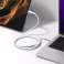 Zvana USB-C uz USB-C 480Mbps kabelis 60W 2m balts (CB60204RS) attēls 6