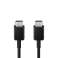Samsung USB-C - USB-C 3A 480Mbps 1.8m musta kaapeli (EP-DX310JBEGEU) kuva 2