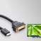 Ugreen Kabeladapter DVI-Adapter 24+5-polig (Buchse) auf HDMI Bild 2