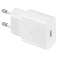 Vegglader for Samsung EP-T1510NW 15W hurtigladning hvit/hvit bilde 1