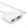 UGREEN video adapter micro HDMI to HDMI + VGA 30cm black image 5