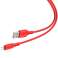 Кабель Baseus Кольоровий кабель USB / Lightning 2.4A кабель 1.2m червоний зображення 1