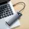 Baseus Metal Gleam Series 6-in-1 HUB Docking Station Gray (WKWG030213) image 4