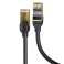 Baseus Speed Seven High Speed RJ45 Cable de red 10Gbps 3m negro fotografía 1