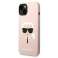 Karl Lagerfeld KLHCP14SSLKHLP beschermende telefoonhoes voor Apple iPhone foto 1