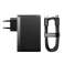 Baseus GaN5 Pro 2xUSB-C + chargeur USB, 140W (noir) photo 2