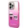 Karl Lagerfeld KLHCP14LTGKCP beschermende telefoonhoes voor Apple iPhone foto 1