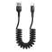 USB to USB-C Spring Cable Mcdodo Omega CA-6420 1.8m (Black) image 1
