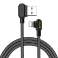 USB-kabel för Lightning, Mcdodo CA-4673, vinklad, 1.8m (svart) bild 2