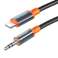 Mcdodo CA-0780 Lightning til 3,5 mm AUX minijack-kabel, 1,2 m (svart) bilde 1