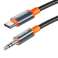 Mcdodo CA-900 USB-C til minijack 3,5 mm AUX-kabel, 1.8m (sort) billede 2