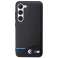 Housse BMW pour Samsung Galaxy S23+ Plus Cuir Noir Carbone photo 2