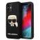 Karl Lagerfeld Case KLHCP12SKH3DBK voor iPhone 12 mini 5,4" hardcase 3D foto 3