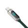 USB to USB-C Cable Baseus Display, 66W, 1m (green) image 3