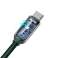 USB to USB-C Cable Baseus Display, 66W, 1m (green) image 4