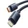 USB-C-auf-Lightning-Basisglaskabel, 20 W, PD, 1,2 m (Schwarz) Bild 1